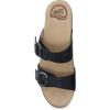 imageDansko Sophie SlipOn Sandal for Women  Lightweight with Added Arch Support  Durable PU Outsole for LongLasting Wear and ComfortBlack Full Grain