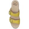 imageDansko Sophie SlipOn Sandal for Women  Lightweight with Added Arch Support  Durable PU Outsole for LongLasting Wear and ComfortYellow Milled Nubuck