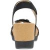 imageDansko Stella MultiStrap Wedge Sandal for Women  CorkEVA Wedge with Arch Support Fully Adjustable StrapsLightweight Rubber OutsoleBlack