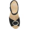 imageDansko Stella MultiStrap Wedge Sandal for Women  CorkEVA Wedge with Arch Support Fully Adjustable StrapsLightweight Rubber OutsoleBlack