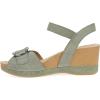 imageDansko Stella MultiStrap Wedge Sandal for Women  CorkEVA Wedge with Arch Support Fully Adjustable StrapsLightweight Rubber OutsoleSage