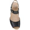 imageDansko Tamra Peep Toe Sandal for Women  Quality Leathers and a Heel for a Classy AllDay Look  Cushioned Footbed for AllDay ComfortBlack