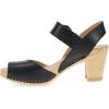 imageDansko Tamra Peep Toe Sandal for Women  Quality Leathers and a Heel for a Classy AllDay Look  Cushioned Footbed for AllDay ComfortBlack