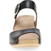 imageDansko Tamra Peep Toe Sandal for Women  Quality Leathers and a Heel for a Classy AllDay Look  Cushioned Footbed for AllDay ComfortBlack