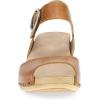 imageDansko Tamra Peep Toe Sandal for Women  Quality Leathers and a Heel for a Classy AllDay Look  Cushioned Footbed for AllDay ComfortTan