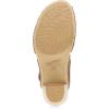 imageDansko Tamra Peep Toe Sandal for Women  Quality Leathers and a Heel for a Classy AllDay Look  Cushioned Footbed for AllDay ComfortTan