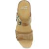 imageDansko Tanya SlipOn Wedge Sandal for Women  Cushioned Contoured Footbed for AllDay Comfort and Support  Hook ampamp Loop Strap with Buckle Detail  Lightweight Rubber OutsoleTan