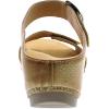 imageDansko Tanya SlipOn Wedge Sandal for Women  Cushioned Contoured Footbed for AllDay Comfort and Support  Hook ampamp Loop Strap with Buckle Detail  Lightweight Rubber OutsoleTan