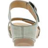imageDansko Tanya SlipOn Wedge Sandal for Women  Cushioned Contoured Footbed for AllDay Comfort and Support  Hook ampamp Loop Strap with Buckle Detail  Lightweight Rubber OutsoleSage