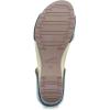 imageDansko Tanya SlipOn Wedge Sandal for Women  Cushioned Contoured Footbed for AllDay Comfort and Support  Hook ampamp Loop Strap with Buckle Detail  Lightweight Rubber OutsoleBlack