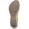 imageDansko Tanya SlipOn Wedge Sandal for Women  Cushioned Contoured Footbed for AllDay Comfort and Support  Hook ampamp Loop Strap with Buckle Detail  Lightweight Rubber OutsoleTan