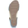 imageDansko Tanya SlipOn Wedge Sandal for Women  Cushioned Contoured Footbed for AllDay Comfort and Support  Hook ampamp Loop Strap with Buckle Detail  Lightweight Rubber OutsoleBlue