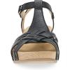 imageDansko Tia Fisherman Wedge Sandal for Women  Contoured Footbed for AllDay Comfort and Support  Adjustable Hook ampamp Loop Straps with Buckle DetailBlack