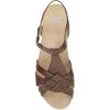 imageDansko Tia Fisherman Wedge Sandal for Women  Contoured Footbed for AllDay Comfort and Support  Adjustable Hook ampamp Loop Straps with Buckle DetailBrown