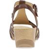 imageDansko Tia Fisherman Wedge Sandal for Women  Contoured Footbed for AllDay Comfort and Support  Adjustable Hook ampamp Loop Straps with Buckle DetailBrown