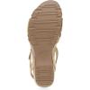 imageDansko Tia Fisherman Wedge Sandal for Women  Contoured Footbed for AllDay Comfort and Support  Adjustable Hook ampamp Loop Straps with Buckle DetailTan