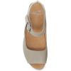 imageDansko Tiana SlipOn Platform Sandal for Women  Cushioned Contoured Footbed for AllDay Comfort and Support  Hook ampamp Loop Strap with Buckle Detail  Lightweight Rubber OutsoleKhaki
