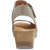 imageDansko Tiana SlipOn Platform Sandal for Women  Cushioned Contoured Footbed for AllDay Comfort and Support  Hook ampamp Loop Strap with Buckle Detail  Lightweight Rubber OutsoleKhaki