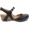 imageDansko Tiffani Wedge Sandal for Women  Cushioned Contoured Footbed for AllDay Comfort and Support  Hook ampamp Loop Strap with Buckle Detail  Lightweight Rubber OutsoleBlack