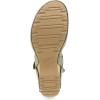 imageDansko Tiffani Wedge Sandal for Women  Cushioned Contoured Footbed for AllDay Comfort and Support  Hook ampamp Loop Strap with Buckle Detail  Lightweight Rubber OutsoleIvy