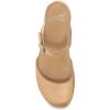 imageDansko Tiffani Wedge Sandal for Women  Cushioned Contoured Footbed for AllDay Comfort and Support  Hook ampamp Loop Strap with Buckle Detail  Lightweight Rubber OutsoleTan