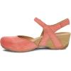 imageDansko Tiffani Wedge Sandal for Women  Cushioned Contoured Footbed for AllDay Comfort and Support  Hook ampamp Loop Strap with Buckle Detail  Lightweight Rubber OutsoleCoral