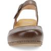 imageDansko Tiffani Wedge Sandal for Women  Cushioned Contoured Footbed for AllDay Comfort and Support  Hook ampamp Loop Strap with Buckle Detail  Lightweight Rubber OutsoleBrown