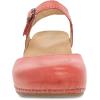 imageDansko Tiffani Wedge Sandal for Women  Cushioned Contoured Footbed for AllDay Comfort and Support  Hook ampamp Loop Strap with Buckle Detail  Lightweight Rubber OutsoleCoral