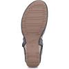 imageDansko Tiffani Wedge Sandal for Women  Cushioned Contoured Footbed for AllDay Comfort and Support  Hook ampamp Loop Strap with Buckle Detail  Lightweight Rubber OutsoleBlack