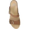 imageDansko Trinity Wedge Sandal for Women  Contoured Footbed for AllDay Comfort and Support  Hook ampamp Loop Strap with Buckle Detail  Lightweight Rubber OutsoleTan