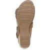 imageDansko Trinity Wedge Sandal for Women  Contoured Footbed for AllDay Comfort and Support  Hook ampamp Loop Strap with Buckle Detail  Lightweight Rubber OutsoleTan
