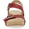 imageDansko Trinity Wedge Sandal for Women  Contoured Footbed for AllDay Comfort and Support  Hook ampamp Loop Strap with Buckle Detail  Lightweight Rubber OutsoleCayenne