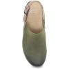 imageDansko Womens Merrin SlingBack Mule ClogDual Density CorkEVA Midsole and Lightweight Rubber Outsole Provide a Comfortable Ride on Patented Stapled ConstructionOlive