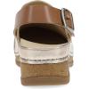 imageDansko Womens Merrin SlingBack Mule ClogDual Density CorkEVA Midsole and Lightweight Rubber Outsole Provide a Comfortable Ride on Patented Stapled ConstructionGold Metallic