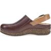 imageDansko Womens Merrin SlingBack Mule ClogDual Density CorkEVA Midsole and Lightweight Rubber Outsole Provide a Comfortable Ride on Patented Stapled ConstructionCordovan