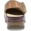 imageDansko Womens Merrin SlingBack Mule ClogDual Density CorkEVA Midsole and Lightweight Rubber Outsole Provide a Comfortable Ride on Patented Stapled ConstructionCordovan