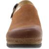 imageDansko Womens Merrin SlingBack Mule ClogDual Density CorkEVA Midsole and Lightweight Rubber Outsole Provide a Comfortable Ride on Patented Stapled ConstructionTan