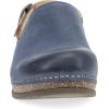 imageDansko Womens Merrin SlingBack Mule ClogDual Density CorkEVA Midsole and Lightweight Rubber Outsole Provide a Comfortable Ride on Patented Stapled ConstructionBlue