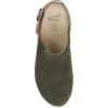 imageDansko Womens Merrin SlingBack Mule ClogDual Density CorkEVA Midsole and Lightweight Rubber Outsole Provide a Comfortable Ride on Patented Stapled ConstructionOlive Embossed