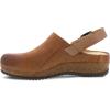 imageDansko Womens Merrin SlingBack Mule ClogDual Density CorkEVA Midsole and Lightweight Rubber Outsole Provide a Comfortable Ride on Patented Stapled ConstructionTan