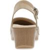imageDansko Womens Sam Sandals  Comfort Support Womens Dress SandalsSand Milled Nubuck