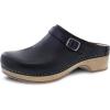 imageBurnished Nubuck Berry Black Mule by DanskoBlack