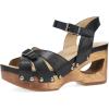 imageDansko Alanna Heeled Adjustable Sandal for Women  HandCrafted Wooden Outsoles  Memory Foam Footbeds and Rubber Padding for Unparalleled Comfort and DurabilityBlack