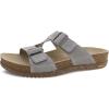 imageDansko Dayna Double Buckle SlipOn Sandal for Women  Cushioned Cork Midsole for Comfort and Shock Absorption  Vibram ECOSTEP EVO Rubber Outsole for LongLasting WearStone