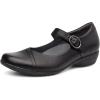 imageDansko Fawna Mary Jane for Women  Cute Comfortable Shoes with Arch Support  Versatile Casual to Dressy Footwear with Buckle Strap  Lightweight Rubber OutsoleBlack Milled Nappa