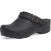 imageDansko Ingrid Sling Back Mule Clog for Women  AntiFatigue Rocker Bottom Promotes Forward Foot Motion  Premium Leather Uppers for LongLasting WearBlack Oiled