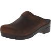 imageDansko Mens Karl Oiled Leather ClogAntique BrownBlack
