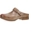 imageDansko Millie Womens Slingback Swivel Strap Leather Clogs SlipResistant Work and Dress Clog with Arch Support ampamp Cushioned FootbedTan