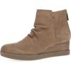 imageDansko Stephanie Wedge Bootie for Women  Durable Waterproof Leathers and LeatherStacked HeelMorel