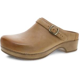 imageBurnished Nubuck Berry Black Mule by DanskoTan